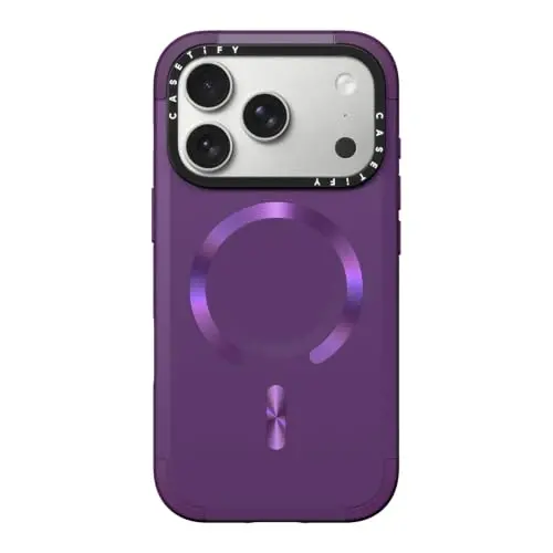 CASETiFY for iPhone 18 Pro Case - Force Compatible with MagSafe Violet | Slim | 6.6 ft. 3x Military Grade Drop Protection | Violet - 1