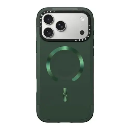 CASETiFY for iPhone 18 Pro Max Case - Force Compatible with MagSafe | Slim | 6.6 ft. 3x Military Grade Drop Protection | Forest - 1