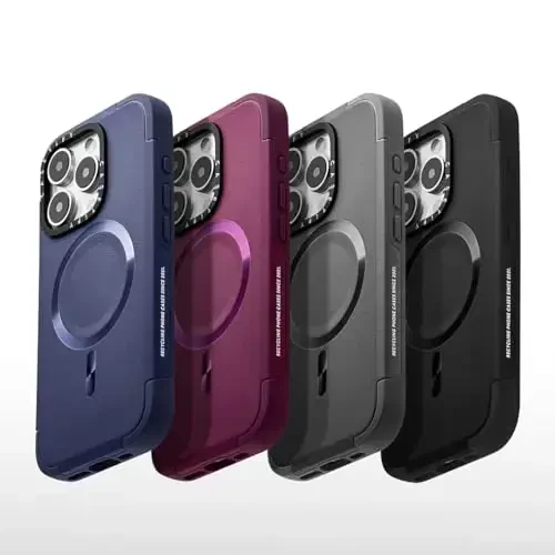 CASETiFY Force Case for iPhone 16 Pro Max [Slim / 6.6 ft. 3X Military Grade Drop Protection/Compatible with Magsafe] - Black - 6