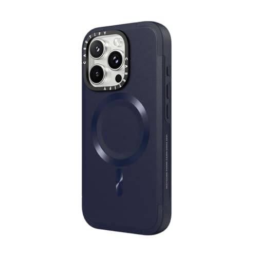 CASETiFY iPhone 16 Pro Force Kılıfı [İnce / 4 ft. 2X Askeri Sınıf Düşme Koruma/MagSafe ile Uyumlu] - Lacivert - 2