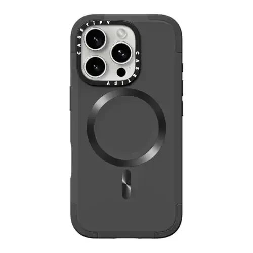 CASETiFY iPhone 16 Pro uchun Force Case [Yengil / 2 m. 3X Harbiy Standartga Muofiq Tushishdan Himoya/Magsafe bilan Mos] - Tutun - 1