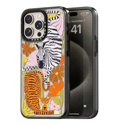 casevivid Compatible for iPhone 15 Pro Case Cute Aesthetic - Durable Shockproof 6.6 ft Drop Impact Phone Case Cover with Funny Fashion Africa 6.1