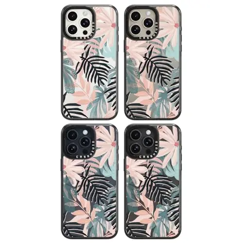 casevivid Compatible for iPhone 15 Pro Case Cute Aesthetic - Durable Shockproof 6.6 ft Drop Impact Phone Case Cover with Funny Fashion Palm Tree 6.1