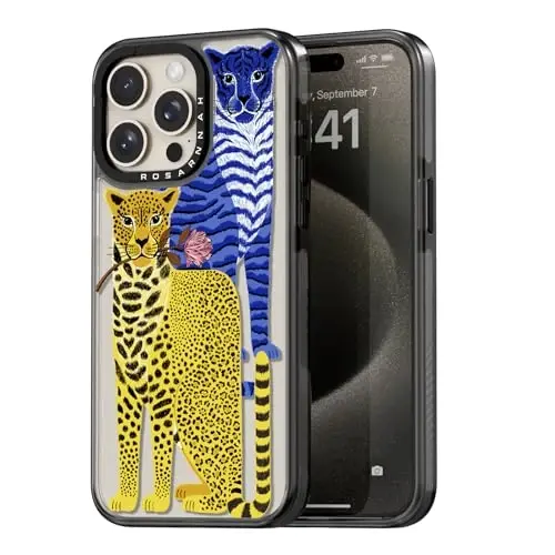 casevivid Compatible for iPhone 15 Pro Max Case Cute Aesthetic - Durable Shockproof 6.6 ft Drop Impact Phone Case Cover with Funny Fashion Big Cat 6.7