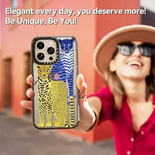 casevivid iPhone 15 Pro Max uchun mos keladigan g‘ilof Yoqimli estetik – Chidamli zarbga chidamli 6,6 fut balandlikdan tushishga bardoshli telefon g‘ilofi Qiziqarli moda Katta mushuk 6,7