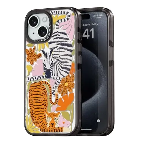 casevivid iPhone 15 uchun mos keladigan g'ilof Yoqimli estetik - chidamli zarbaga chidamli 6,6 fut balandlikdan tushishga bardoshli telefon g'ilofi Qiziqarli moda Afrika 6.1