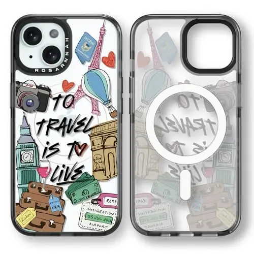 casevivid Magnetic для iPhone 15 Magsafe Чехол Милый эстетический - Прочный противоударный чехол для телефона с защитой от падения с высоты 6,6 футов, с забавной модой 