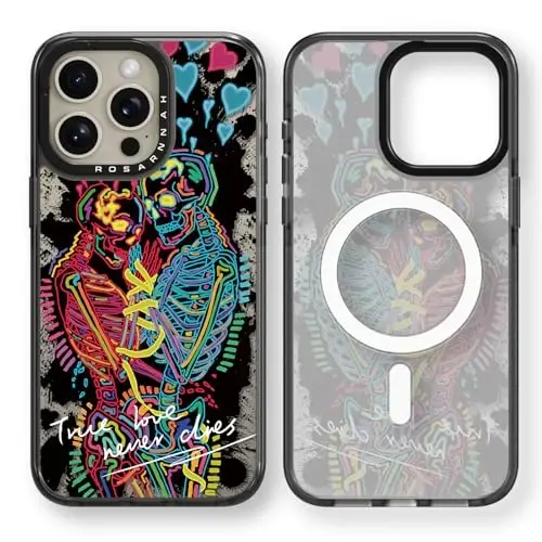 casevivid Magnetic for iPhone 15 Pro Magsafe Case Cute Aesthetic - Durable Shockproof 6.6 ft Drop Impact Phone Case Cover with Funny Fashion True Love 6.1