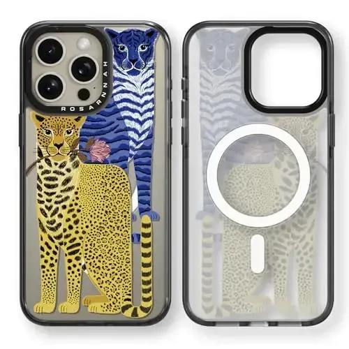 casevivid Magnetic for iPhone 15 Pro Magsafe Case Cute Aesthetic - Durable Shockproof 6.6 ft Drop Impact Phone Case Cover with Funny Fashion Big Cat 6.1