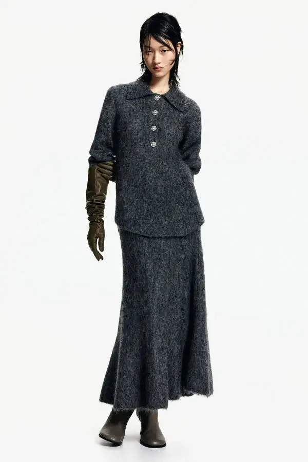 Cashmere blend turtleneck sweater - 2