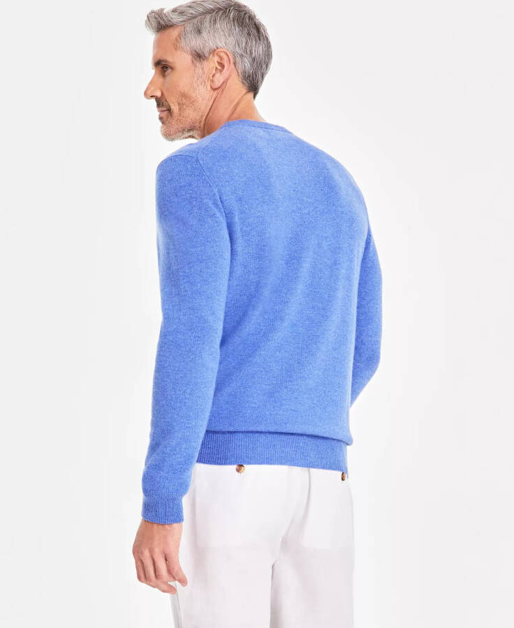 Cashmere Crew-Neck Sweater, Created for Modazone Blue Sky Heather - 2