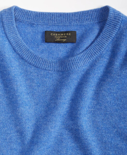 Cashmere Crew-Neck Sweater, Created for Modazone Blue Sky Heather - 5