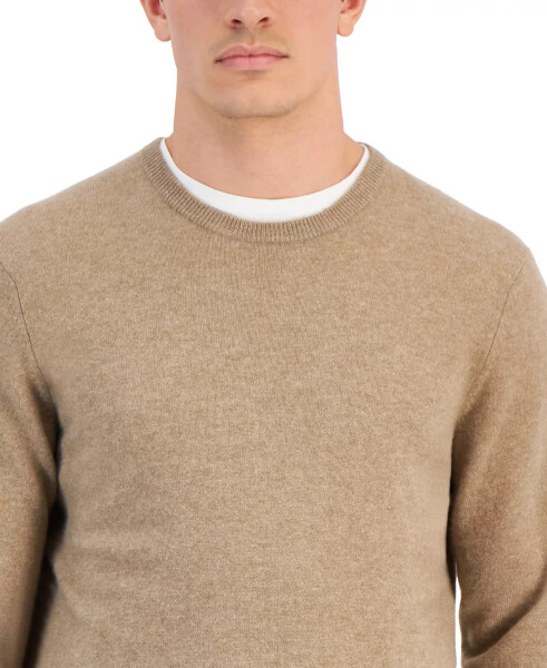 Cashmere Crew-Neck Sweater, Created for Modazone Dark Natural Heather - 2