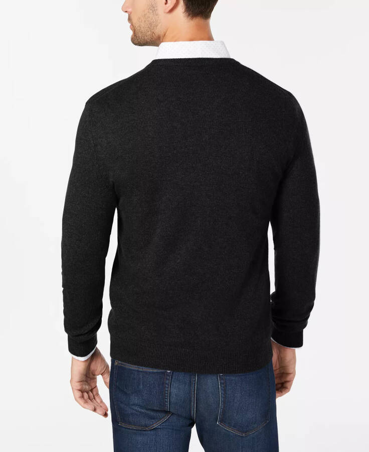 Cashmere Crew-Neck Sweater, Created for Modazone Deep Black - 2