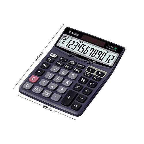 Casio DJ-120D tekshirlash va to'g'irlash funksiyasi bilan jihozlangan ish stoli kalkulyatori - 3