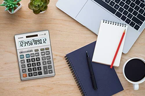 Casio DM-1200BM, Business Desktop Calculator, Extra Large Display - Casio