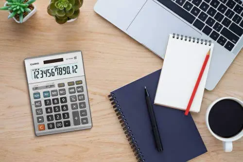 Casio DM-1200BM, Business Desktop Calculator, Extra Large Display - 1
