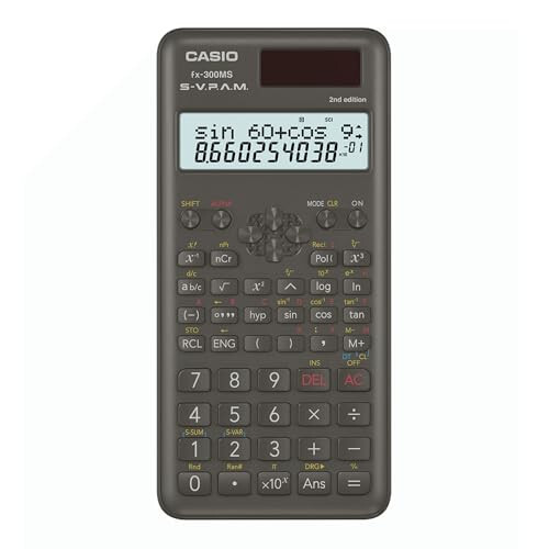 Casio fx-300MSPLUS2 2nd Edition, Standard Scientific Calculator - Casio