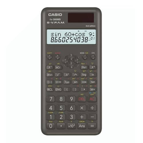 Casio fx-300MSPLUS2 2nd Edition, Standard Scientific Calculator - 1
