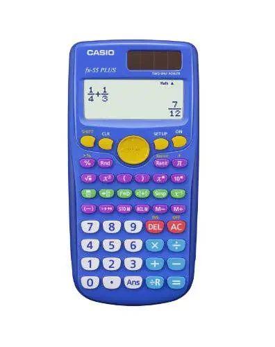 Casio fx-55 Plus Elementary/Middle School Fraction Calculator (FX-55PLUS) - 1