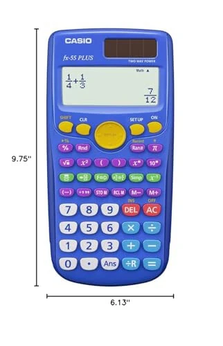 Casio fx-55 Plus Elementary/Middle School Fraction Calculator (FX-55PLUS) - Casio (1)