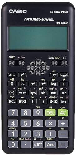 Casio Fx-82es Fx82es Plus Bk Display Scientific Calculations Calculator with 252 Functions - 1