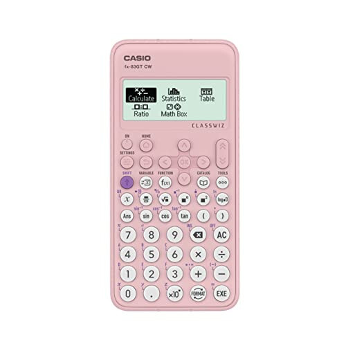 Casio FX-83GTCW Pink Scientific Calculator - Casio