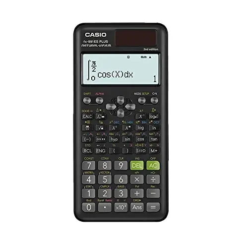 Casio fx-991ES Plus 2 Ilmiy kalkulyator 417 ta funksiyali va displeyli, Natural - Casio