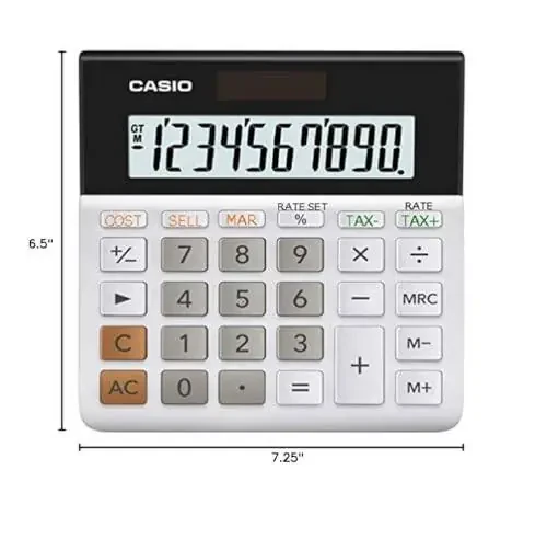 Casio MH-10M, мини-настольный стандартный функциональный калькулятор - 4