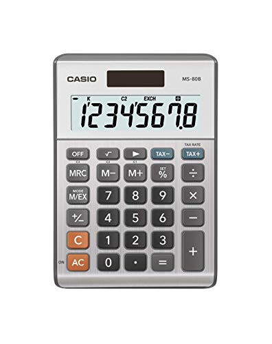 Casio MS-80B Standart İşlem Masaüstü Hesap Makinesi - 2