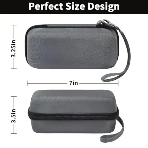 casmilee Case Compatible with Anker 737/735/ 736/717 USB-C Portable Charger Power Bank, Fast Foldable Wall PowerBank Bag for GaN Prime Nano II AC Adapter, Powercore Pocket for Lights Cable (Grey) - 3