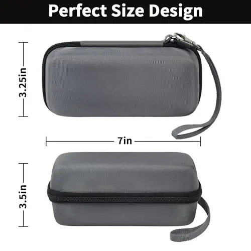 casmilee Case Compatible with Anker 737/735/ 736/717 USB-C Portable Charger Power Bank, Fast Foldable Wall PowerBank Bag for GaN Prime Nano II AC Adapter, Powercore Pocket for Lights Cable (Grey) - 3