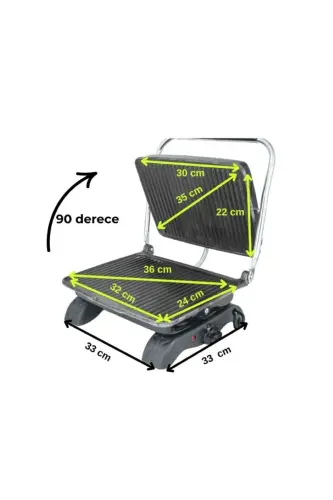 Cast Iron Organic Cast Iron Toaster 1800 W Black Home Type - DÖKÜMIX (1)