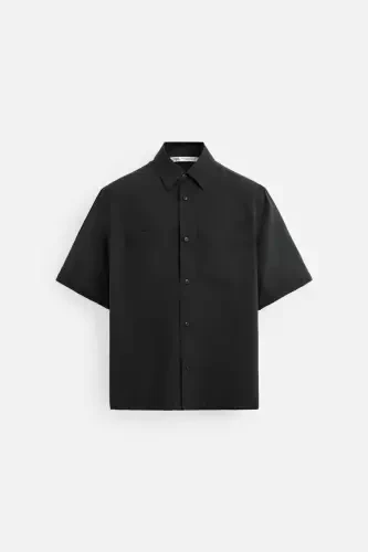CAST RELAXED FIT SHIRT-Black - 8