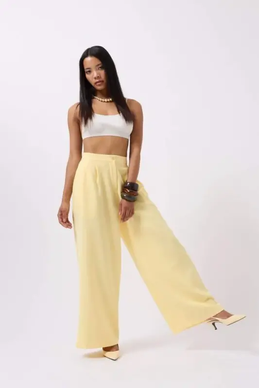 Casual High Waist Pants - BÜYÜKBEDENIZ