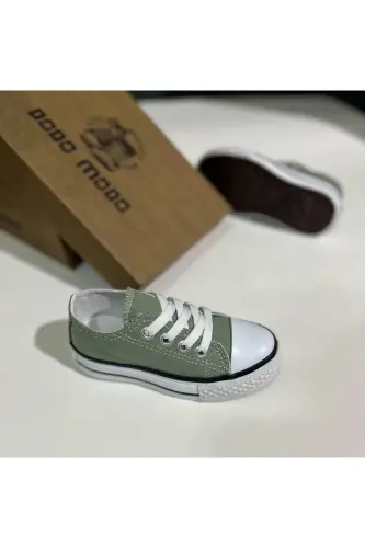 Casual Linen Comfortable Green Baby Shoes-Green - 1