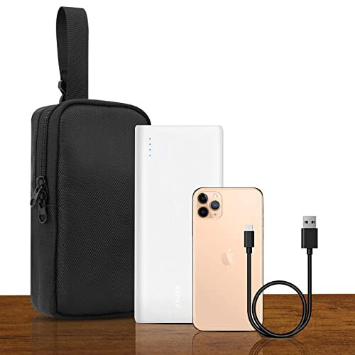CaSZLUTION Power Bank Travel Case Compatible with Anker Power Core 26800mAh/ PowerCore +26800mAh, Storage Carrying Case for RAV Power 26800/20100/20000mAh, ROMOSS 30000mAh External Battery Pack - CaSZLUTION (1)