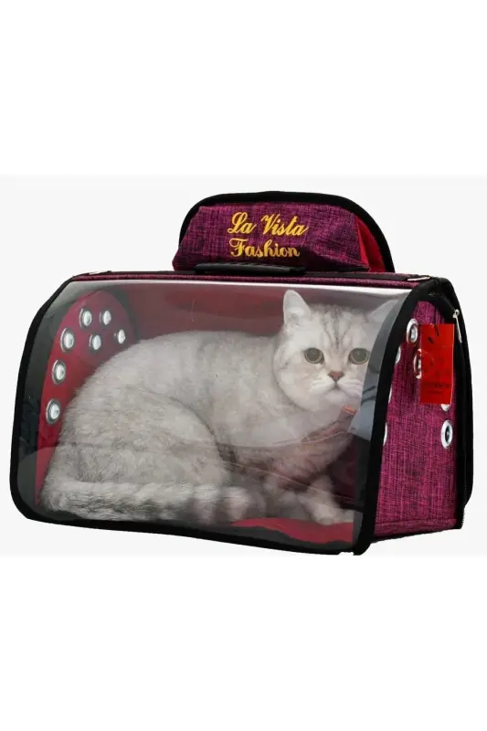 Cat Dog Backpack Carrier Tomris Pink-PINK - 3