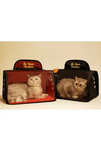 Cat Dog Carrier Backpack Tomris Red-Red - 5