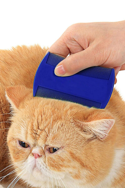 Cat Dog Flea Comb Cat Flea Comb Dog Grooming Brush Cat Fur Cleaning Flea Shampoo - 8