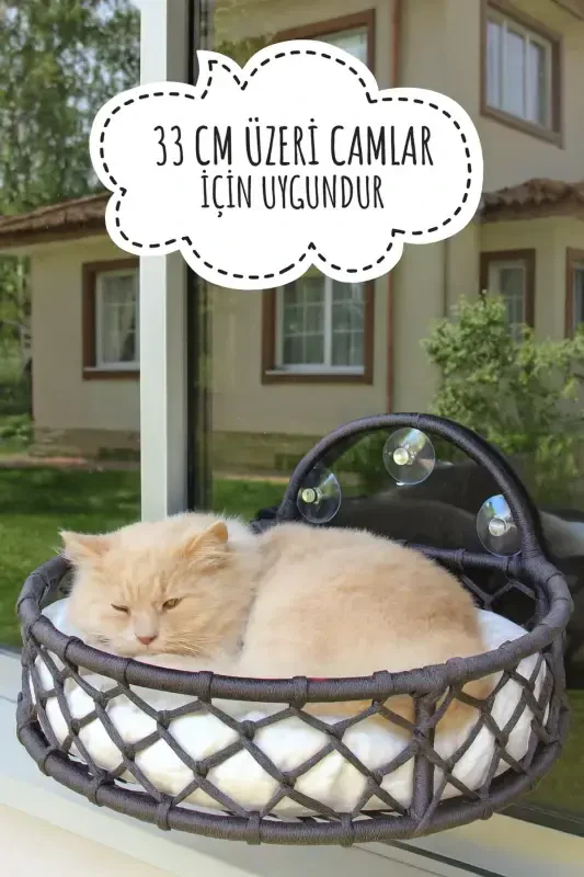 Cat Dog Glass Bed Hammock Handmade - TASARYUM