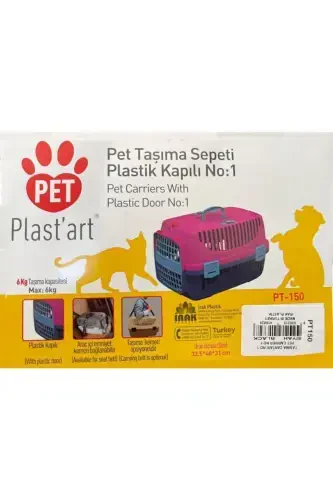 Cat-Dog Travel Carrier 48x32.5x31cm Pink-Pink - 3