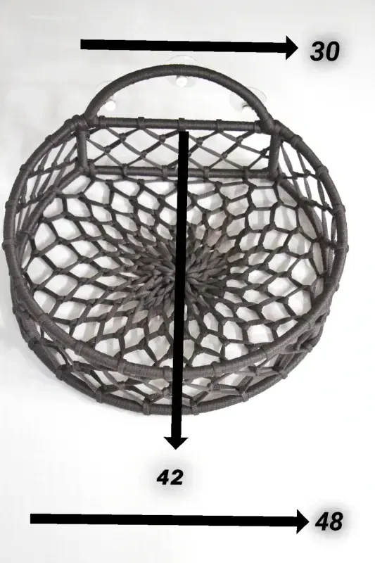 Cat Dog Window Bed Suction Cup Hammock Handmade-Gray - 4