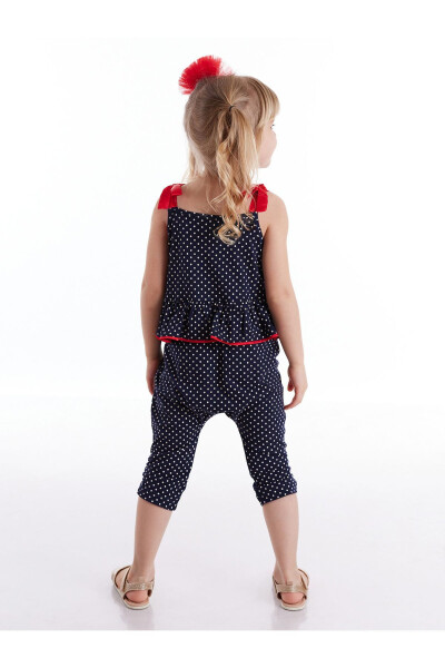 Cat Dotted Girl Jumpsuit - 7