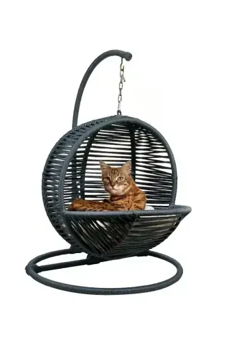 Cat Hammock & Cat Bed (WITH FIXING APPARATUS)-Anthracite Gray - 1