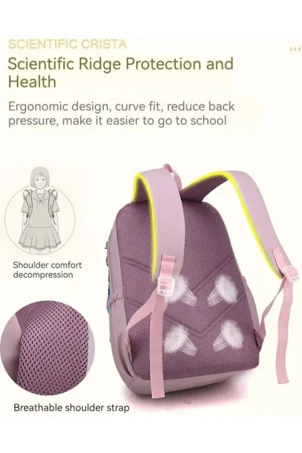 Cat Waterproof Orthopedic School Backpack - 4