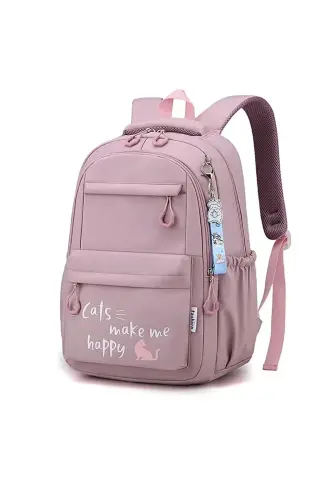 Cat Waterproof Orthopedic School Backpack 