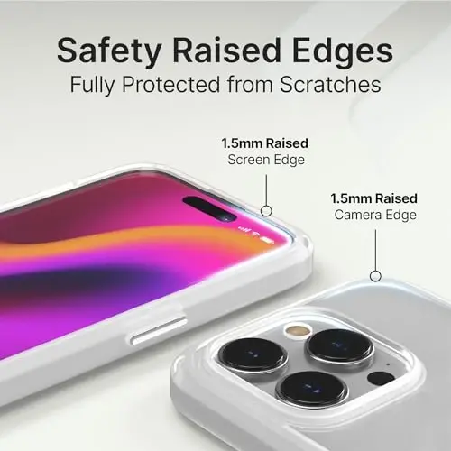 Catalyst Influence Case for iPhone 14 Pro Max, 2.5X Higher Drop Protection, Fingerprint Resistant, Durable, Easy to Clean and Install, 30% Louder Forward Audio, Lanyard Included Clear - 5