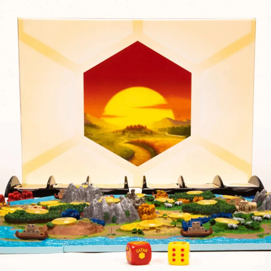Catan 3D Edition 12 yoshdan kattalar uchun Asmodee strategik stol o'yini - 4