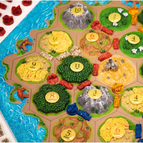 Catan 3D Edition 12 yoshdan kattalar uchun Asmodee strategik stol o'yini - 6